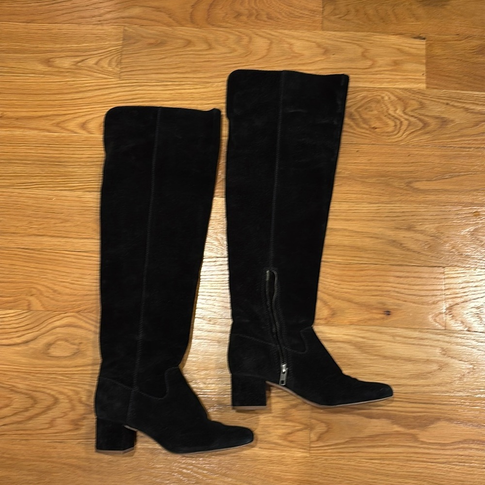 Suede over the knee boots
